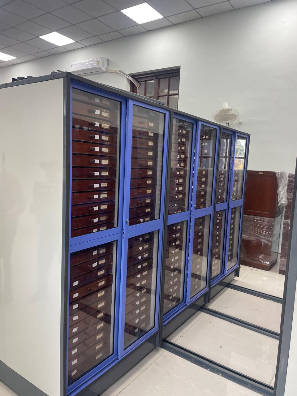 The NFIC has been modernized with new movable storage system and photography facilities